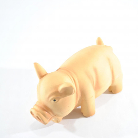 Caini - Jucarie pentru caini, Latex porc WonPet, 11x9x7cm