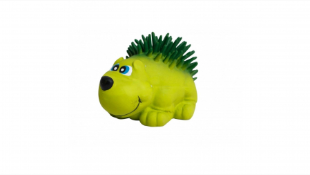 Jucarii caini - Jucarie arici din latex verde, Mon Petit Ami, 8 cm