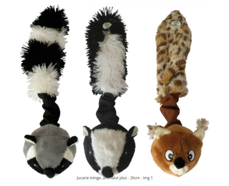 Jucarii caini - Jucarie minge AgroBiothers , animalut plus - 26cm