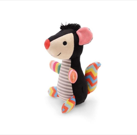 Jucarii caini - Jucarie plus Record- Arlecchini - Sconcs - 20cm