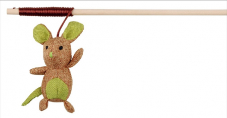 Pisici - Jucarie Undita cu Soricel pentru pisici 40 cm delistat