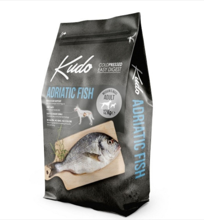 Pro Plan caine si pisici - Kudo Adult Mediu-Maxi - Hrana uscata caini, presata la rece - Peste  - 12kg