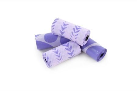 Igiena Catel - Leopet Pungi Igienice Parfumate Liliac Set 4 role  x 15 buc