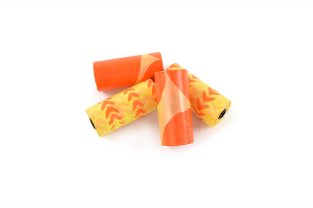 Igiena Catel - Leopet Pungi Igienice Parfumate Portocala Set 4 role   x 15 buc