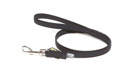 Accesorii caini - Lesa caine Julius K9 Color & Gray, antiderapanta, cu maner - 20mmx1m - Negru