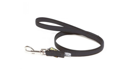 Accesorii caini - Lesa Julius K9 Color & Gray, antiderapanta, cu maner - 14mmx2m - Negru