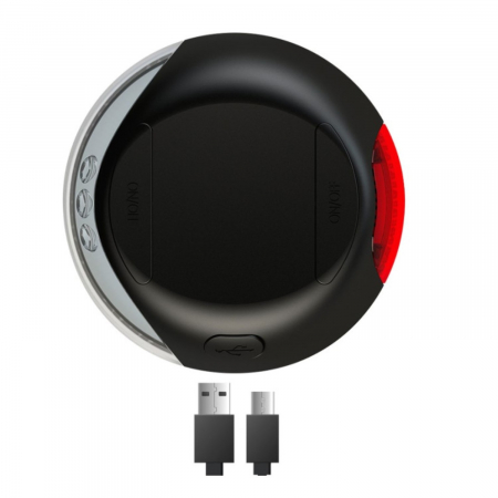 Caini - Sistem de iluminare pentru lese Flexi, Negru
