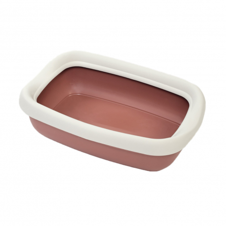 Pisici - Litiera pentru pisici Beta MPS, roșie, 43x31x12h cm