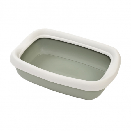 Pisici - Litiera pentru pisici Beta MPS, verde, 43x31x12h cm