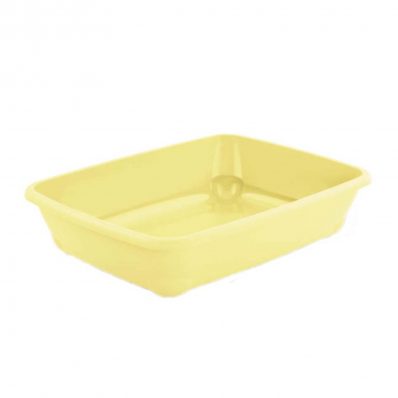 Pisici - Litiera pentru pisici MPB Birba Mini, 30x31x9h cm, Galben