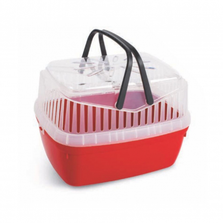 Custi transport - Pisici - Cusca Transport Portobello MPS, 23x30x21h cm, Rosu
