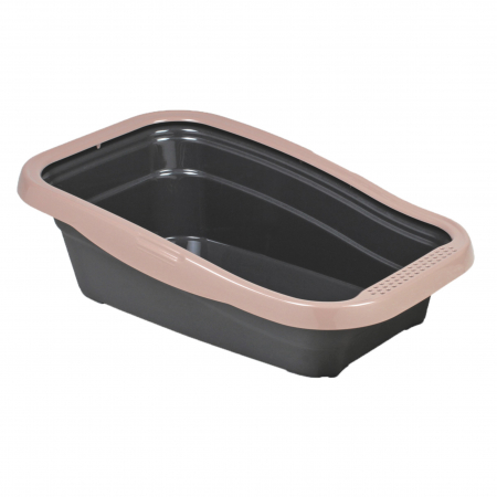 Pisici - Litiera pentru pisici Nella MPS, roz, 56×36,5x18h cm