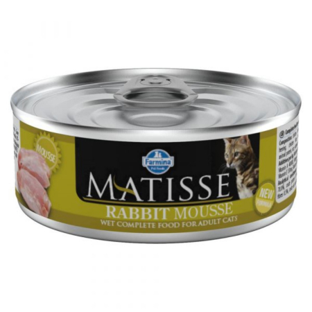 Hrana Umeda - Matisse hrana umeda pentru pisici cu iepure mousse 85 g