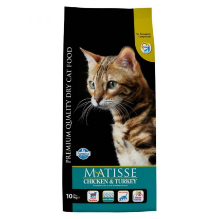 Hrana Uscata Pisici - Matisse hrana uscata pentru pisici cu pui si curcan 10 kg