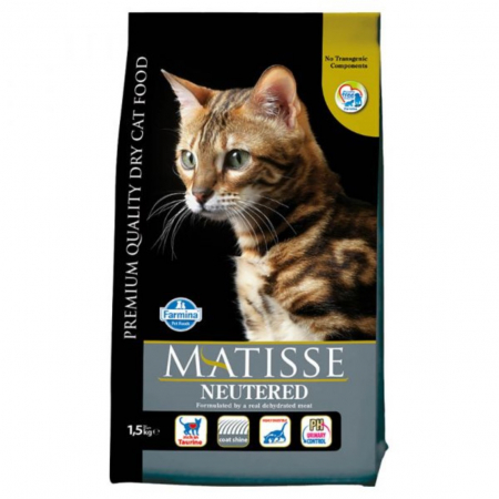 Hrana Uscata Pisici - Matisse hrana uscata pentru pisici sterilizate 1,5 kg