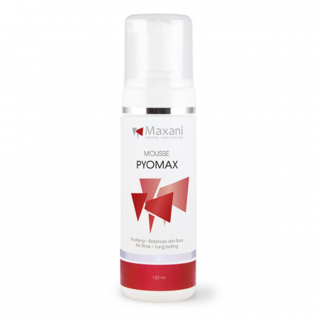 Pisici - Maxani spuma purificatoare PyoMax mousse 150 ml