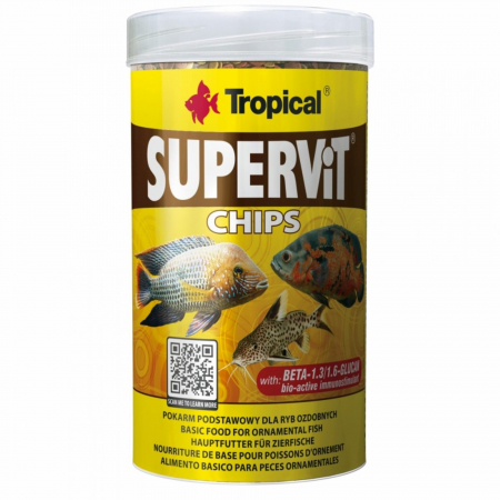 Hrana Pesti - SUPERVIT Chips, Tropical Fish, 250ml, 130 g