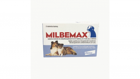 Caini - Milbemax Dog 2.5 / 25 mg (< 5 kg), 1 tableta