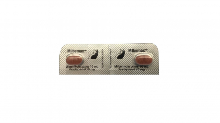 Milbemax Cat 16 / 40 mg (2 - 8 kg), 2 tablete [1]