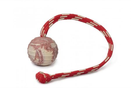 Jucarii caini - Minge Julius K9 IDC - sfoara, nod, 50mm