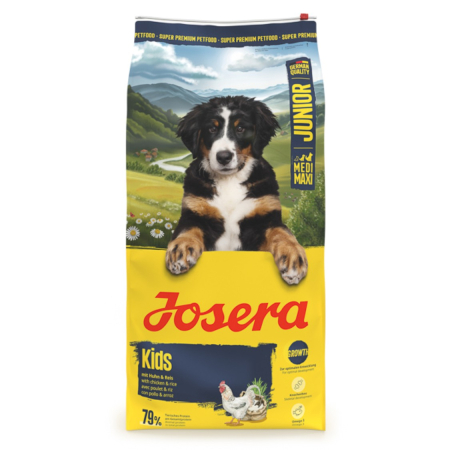 Hrana Uscata Caini - Hrana uscata caini juniori, Josera Medi/Maxi Junior Kids 12,5 kg