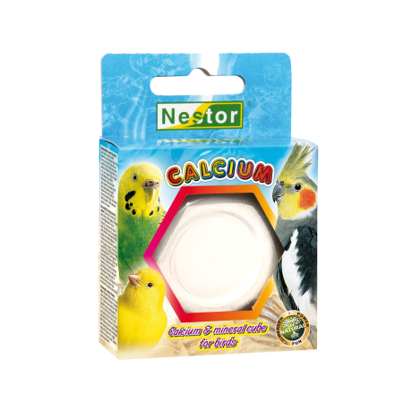 Farmacie Pasari Exotice - Nestor Cub de calciu și minerale pentru pasari, 55g
