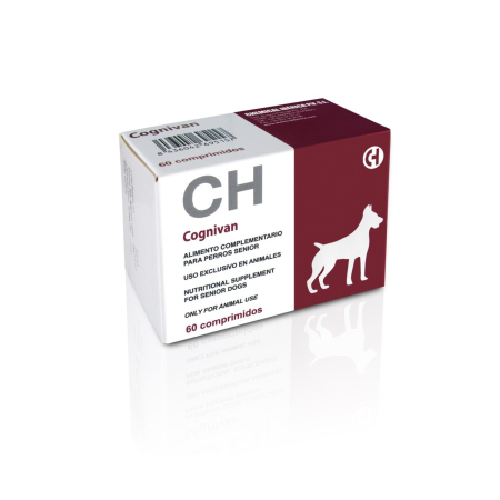 Afectiuni sistem nervos - COGNIVAN NEUROPROTEC  supliment nutritional pentru caini seniori, utilizat ca protector natural al sistemului nervos central 60 tbl