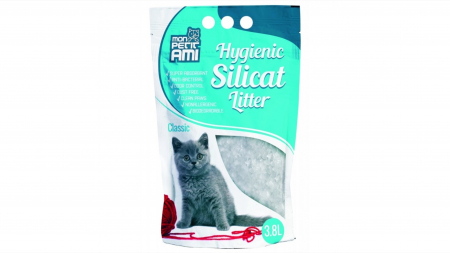 Asternut litiera / Nisip / Silicat - Nisip silicat, Mon Petit Ami Silicat Clasic, 3.8 l