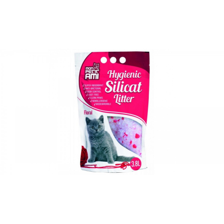 Asternut litiera / Nisip / Silicat - Nisip silicat, Mon Petit Ami Silicat Floral, 3.8 l