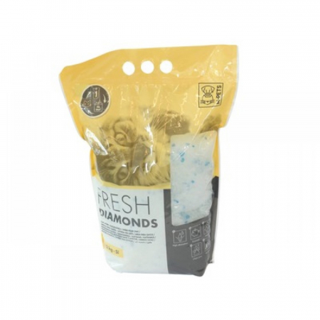 Pisici - Nisip silicat pentru pisici ,M-PETS, FRESH DIAMONDS SILICAT, NATURAL, 5L