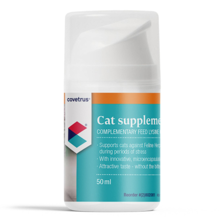 Suplimente nutritive, vitamine - NutriCareVet Cat Lysine Gel 50 ml