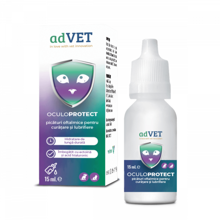 ORL Caini - OculoProtect – picaturi oftalmice, flacon x 15 ml