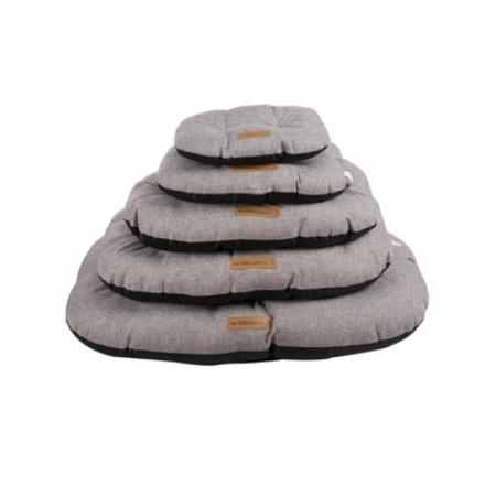 Paturi, perne si cosuri pentru pisici - OLERON- Perna ovala pentru caini, gri- L 80x60x12 cm