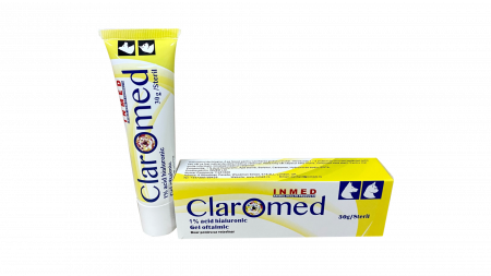 ORL Caini - CLAROMED - GEL OFTALMIC CU ACID HIALURONIC, 30 g