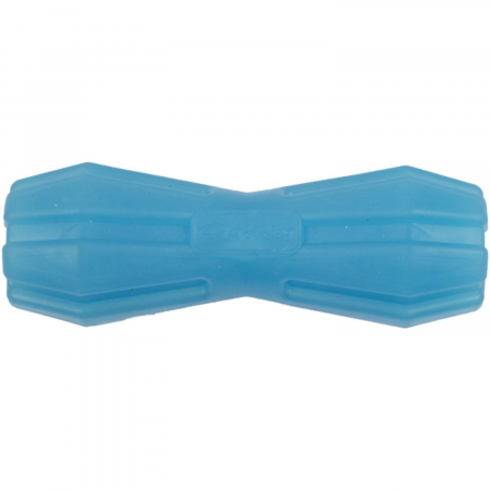 Caini - Jucarie in forma de Gantera cu Gaura din cauciuc termoplastic, multicolor, 12 cm