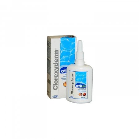 ORL Caini - Clorexyderm Oto Piu, solutie otica pentru caini si pisici, flacon x 150 ml