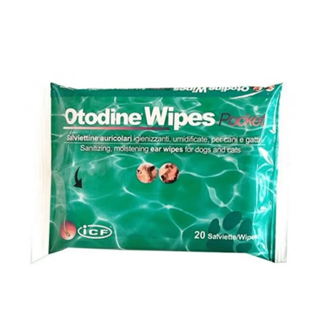 Dermatologice Pisici - Otodine Wipes, servetele umede, pachet x 20 buc