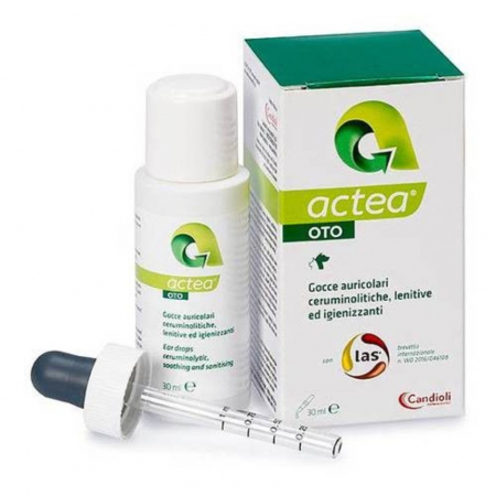 Pisici - ACTEA OTO, picături auriculare, anti-cerumen, calmante și igienizante 30 ml