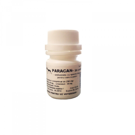 Caini - Paracan, 20 comprimate
