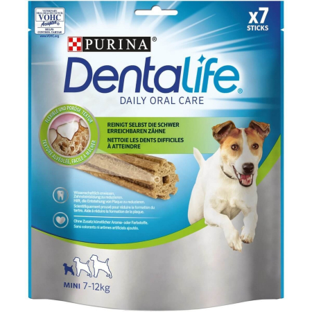 Caini - PURINA Dentalife Small, recompense delicioase pentru talie mica, 115 g