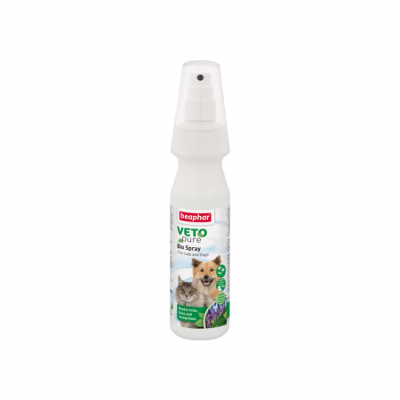 Pisici - Spray antiparazitar pentru caini si pisici VETOPURE BEAPHAR 150ML