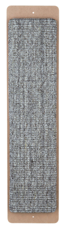 Pisici - Placa de Zgariat cu Sisal, Lemn Gri 17 x 70 cm