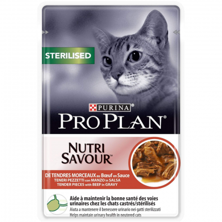 Promotii - Pro Plan Sterilised Nutrisavour Vita, 24x85g