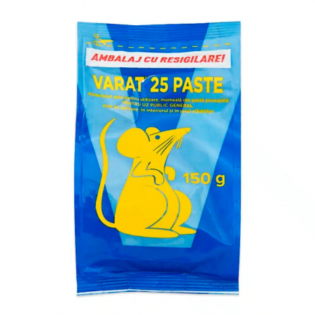 Fitosanitare - Varat 25 pasta pentru soareci si sobolani 150gr