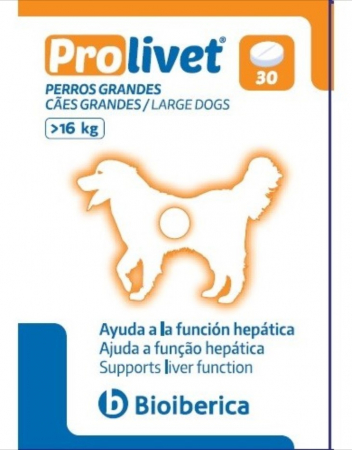 Afectiuni Hepatice - Prolivet pentru caini de talie mare >16 kg - 30 tablete