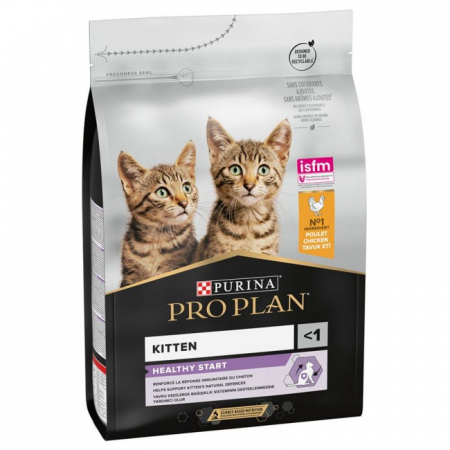 Pro Plan caine si pisici - Hrana Uscata pisici, Purina PRO PLAN kitten cu Pui 400g