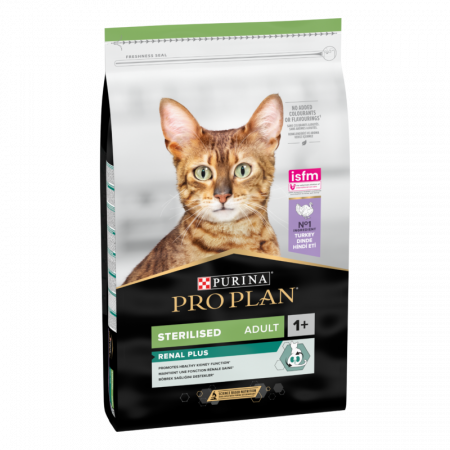 Pisici - Purina PRO PLAN STERILISED OPTIRENAL cu Curcan 10 kg