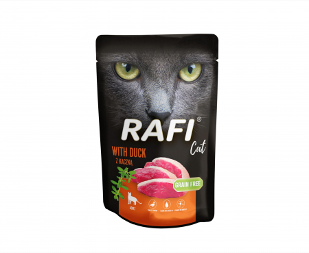 Pisici - RAFI hrana umeda pentru pisici,  Pate cu Rata 1x100 g