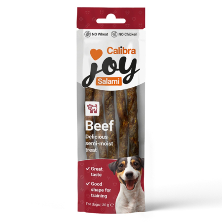 Super Reduceri - Recompense caini, Calibra Joy Dog Salami Beef 30 g