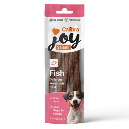 Super Reduceri - Recompense caini, Calibra Joy Dog Salami Fish 30 g
